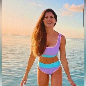 Lain snow bikini new cotton candy Kiawah